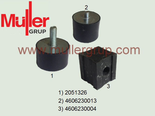 MLLR2051326-MLLR4606230013-MLLR460623004 Asfalt Finişer Titreşim Takozları