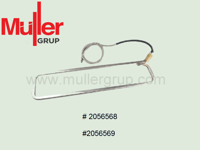 MLLR2056568-MLLR2056569 Asfalt Finişer Tabla Saç AB600-2TV Rezistansı