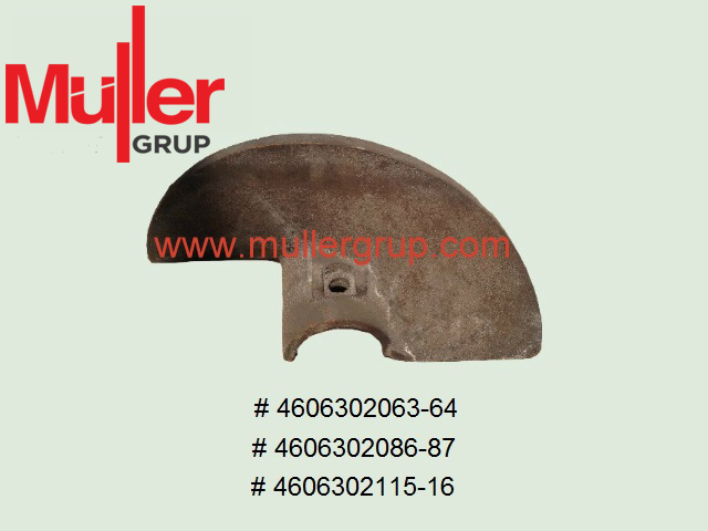 MLLR4606302086-MLLR4606302087-MLLR4606302063-MLLR4606302064-MLLR4606302115-MLLR4606302116 Asfalt Finişer Helezon Yaprağı